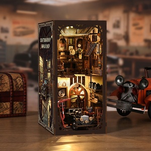 Produttore 3d Puzzle libro in legno Nook case per bambole da te materiale materiale per casa in miniatura per giocattoli Puzzle - Product Image 1
