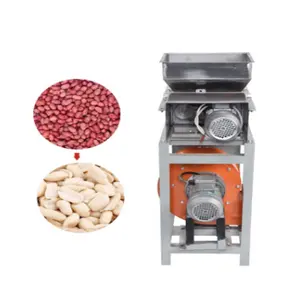 Peanut de aço inoxidável automático peanut vermelho peeling equipamentos