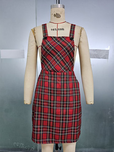 Camisola Elegante a Cuadros para Mujer, Primavera/Verano 2026, Cuello Cuadrado, Sin Mangas, a Rayas, Casual, Transpirable, Cintura Natural - Product Image 2