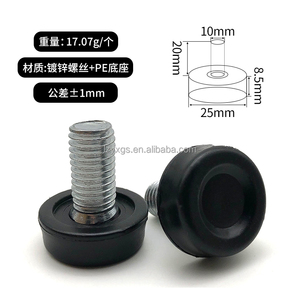 M10 Đen/Trắng Dưới Vít Điều Chỉnh Chân Kệ Nâng Chân Cơ Sở Bảng Chân Lần Lượt Chassis Pad - Product Image 4