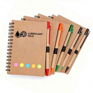 Bloc de Notas Kraft con Logotipo Promocional para Aceites Lubricantes, con Notas Adhesivas, Bolígrafo y Regalos Promocionales Personalizados - Product Image 1