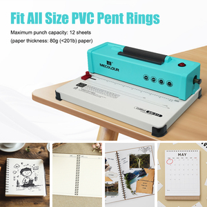 46 lỗ hướng dẫn sử dụng A4 cuốn sách máy tính ràng buộc hoàn hảo Lược chất kết dính cuộn dây cho thiết bị văn phòng thuận tiện và hiệu quả - Product Image 3