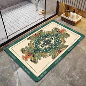 Boho dân tộc Diatomite Mat thấm có thể giặt nhanh chóng-khô không trượt sàn thảm cho phòng tắm lối vào - Product Image 5