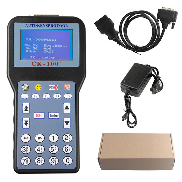CK100 V46.02/V99.99 Auto Key Programmer Car Key Programming Tool No Tokens Limited Latest Generation of SBB CK-100