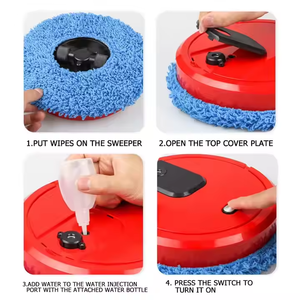 <span class=keywords><strong>Robot</strong></span> Ménager Automatique Aspirateur Laveur Sec et Humide avec Spray, Filtre HEPA, Batterie USB, Moteur à Brosse, Navigation LDS et Prise USB - Product Image 5
