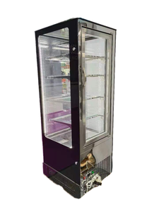 Thiết bị làm lạnh bánh tủ lạnh đồ uống bánh Showcase bốn bên cửa kính hiển thị thẳng đứng mát bánh Showcase - Product Image 5