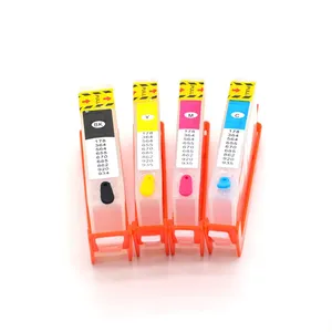 Cartouche d'encre de recharge 4 couleurs HP655 HP670 avec puce ARC pour imprimante <span class=keywords><strong>HP</strong></span> <span class=keywords><strong>DeskJet</strong></span> <span class=keywords><strong>Ink</strong></span> <span class=keywords><strong>Advantage</strong></span> 3525 4615 4625 <span class=keywords><strong>5525</strong></span> 6525 - Product Image 1