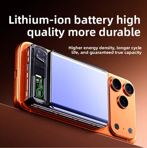 Batterie externe magnétique à logo personnalisé, charge rapide, 10000 mAh, <span class=keywords><strong>chargeur</strong></span> de téléphone PD <span class=keywords><strong>20</strong></span> <span class=keywords><strong>W</strong></span>, ultra-mince, batterie portable sans fil - Product Image 4
