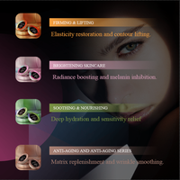 Appareil facial ABS pour la maison REVERSE TIME avec 4 têtes interchangeables pour l'hydratation et le soulagement des peaux sèches et irritées