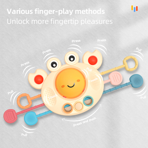 Giocattoli <span class=keywords><strong>Montessori</strong></span> Personalizzati di Piccole Dimensioni con Corda da Tirare, Giocattoli Sensoriali per Neonati, Giochi per l'Allenamento delle Dita per l'Apprendimento Precoce - Product Image 5