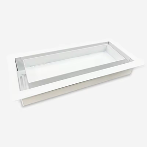 4 "x10" Kim Loại tầng Vent HVAC <span class=keywords><strong>Air</strong></span> Outlet có thể tháo rời Flush núi tầng đăng ký - Product Image 6