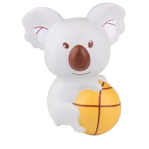 Kawaii Anti stress PU Schaum Basketball Koala Spielzeug Langsam steigend Squishy Animal Custom Logo Werbe geschenke