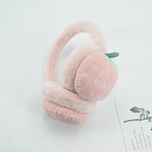 Симпатичные зимние Мультяшные флисовые наушники для женщин и детей модные и регулируемые поддерживающие тепло защитные наушники - Product Image 5