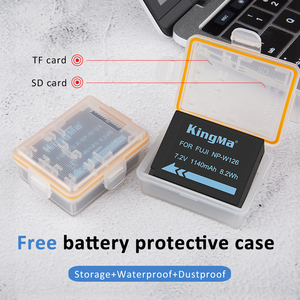 Batería Recargable de Iones de Litio KingMa NP-W126 para Cámara Fuji NP-W126 - Product Image 4