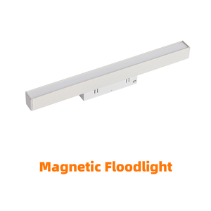 Système d'éclairage sur rail magnétique 48V, éclairage d'inondation pliable à spectre complet, éclairage de grille à intensité variable, éclairage de plafond, LED et rail magnétique - Product Image 3