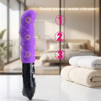 Vibrateur en silicone violet Great Force pour femme, masseur pour adulte, texture ondulée, rechargeable, dispositif de stimulation pour femme, sextoy