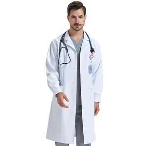 Doctor Wear Hospital Medica Uniform Unisex Medical White Lab Coat