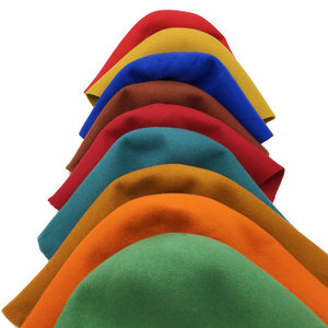Sombrero de lana de fieltro de colores para hombre y mujer, sombrero de cuerpo de 100% lana personalizada <span class=keywords><strong>MOONRIVER</strong></span> BU003001, negocios, cuatro estaciones, Unisex CN;JIA - Product Image 1