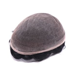 Invisibile e Durevole Tedesco Del Merletto Toupee Dei Capelli Densità 120% Sistema di Sostituzione Dei Capelli degli uomini - Product Image 1