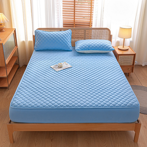 Protège-matelas imperméable respirant en polyester, style classique, drap-housse, le plus vendu en gros pour usage domestique - Product Image 2