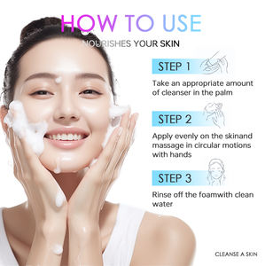 <span class=keywords><strong>DR</strong></span>.ROSEVA Nettoyant pour la peau de Nettoyant pour le visage sans sulfate Contrôle de l'huile et anti-acné et Aloe Vera et escargot Nettoyant pour le visage pour toutes les peaux - Product Image 5