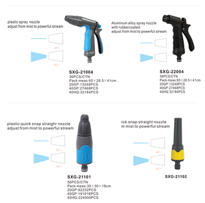 Pistolet de pulvérisation d'eau à 7 motifs, buse haute pression, lave-linge de voiture, pulvérisateur à main abs, tuyau de jardin, haute qualité, livraison gratuite - Product Image 3
