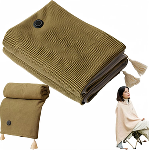 <span class=keywords><strong>Couverture</strong></span> <span class=keywords><strong>chauffante</strong></span> USB confortable à chauffage rapide avec fil chauffant, contrôle tactile, protection contre la surchauffe pour la maison, la voiture, le camping en plein air - Product Image 4