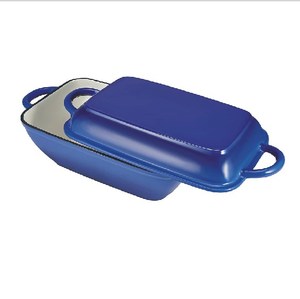 Moule à pain en <span class=keywords><strong>fonte</strong></span> émaillée - Moule à pain, moule à galettes, cocotte adapté à toutes les sources de chaleur et passe au lave-vaisselle - Product Image 2