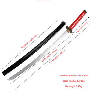 Espada de Juguete de Halloween con Patrón <span class=keywords><strong>Original</strong></span> 1:1 de Inuyasha Sesshoumaru <span class=keywords><strong>Katana</strong></span>, Armas de Cosplay Personalizadas - Product Image 4