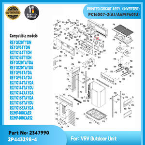 Tarjeta Inversora Original PC16007-2 PC13011-2 para Unidad Exterior Daikin VRV Reemplazo de PCB OEM Daikin. Repuestos para HVAC - Product Image 3