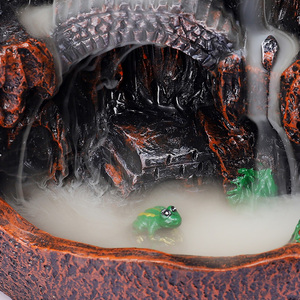 Logo personnalisé acceptable comme photos brûleur d'encens à reflux encensoir cônes de flux arrière de fumée porte-encens de balle - Product Image 4