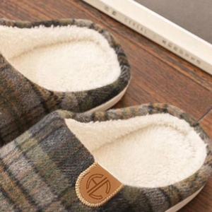 Pantofole Invernali da <span class=keywords><strong>Uomo</strong></span> per Interni ed Esterni con Punta Chiusa, Calde e Imbottite, con Suola Antiscivolo <span class=keywords><strong>in</strong></span> <span class=keywords><strong>Gomma</strong></span> e Intersuola <span class=keywords><strong>in</strong></span> Sherpa - Product Image 5