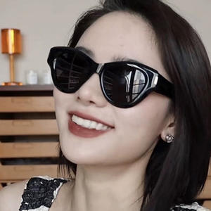 2024 nuevas gafas <span class=keywords><strong>de</strong></span> sol Retro <span class=keywords><strong>de</strong></span> ojo <span class=keywords><strong>de</strong></span> gato <span class=keywords><strong>para</strong></span> <span class=keywords><strong>mujer</strong></span> marco grande gafas <span class=keywords><strong>de</strong></span> sol <span class=keywords><strong>de</strong></span> <span class=keywords><strong>cara</strong></span> <span class=keywords><strong>redonda</strong></span> Anti-UV <span class=keywords><strong>de</strong></span> gama alta <span class=keywords><strong>lentes</strong></span> UV400 - Product Image 3