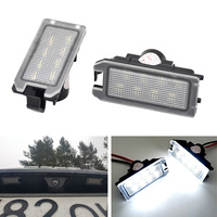 Luz de matrícula LED para Jeep Grand Cherokee 2014 2015-2020 Compass Patriot 2014-2017 Fiat 500 Dodge Viper Maserati Levante