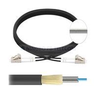 Cordon de raccordement à fibre optique blindé FTTH LC SC/APC cavalier de câble à fibre optique d'intérieur OS2 3.0mm