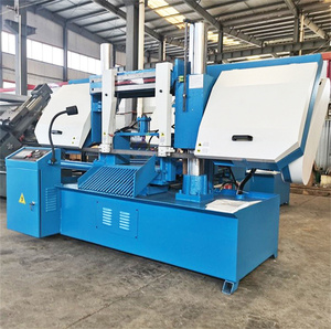 Máquinas hidráulicas horizontales Máquina de sierra de cinta de corte de metal CNC altamente automatizada Venta caliente - Product Image 4