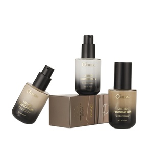 High Quality Liquid <b>Foundation</b> Full Coverage Mineral Liquid Durable Matt Waterproof Oil Control Dark Color - Product Image 1