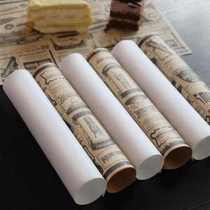 Papier sulfurisé kraft réutilisable, résistant à la graisse, avec revêtement PE alimentaire, pour emballage de sandwichs, burgers et beurre - Product Image 2