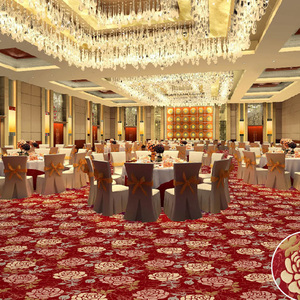 Alfombra de diseño contemporáneo para salón de banquetes, alfombra Wilton - Product Image 1
