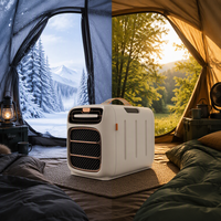 Mini climatiseur portable de bureau électrique avec mode chaud/froid, affichage LED, télécommande pour dortoir et bureau
