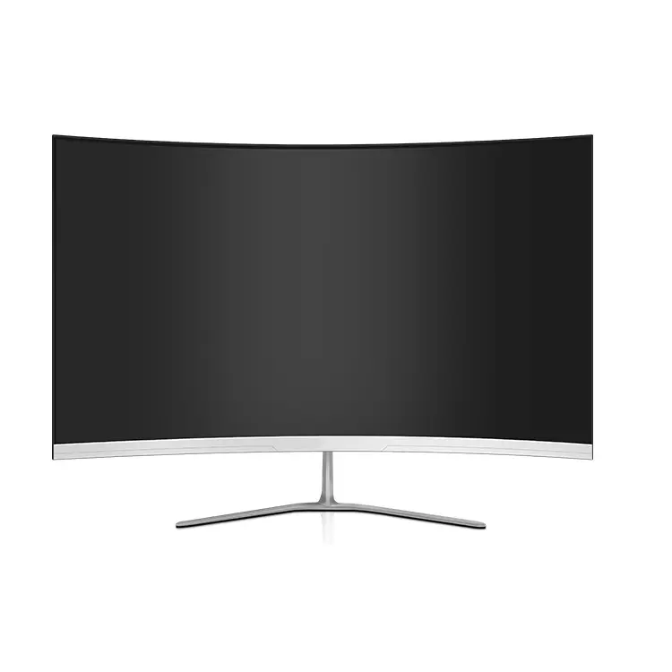 LED 1080P 2K 4K שטוח ועקום 24 27 מסך 32 אינץ' צג מחשב נייד 60Hz 75Hz IPS משרד ביתי מלון HDMI VGA DP תצוגת משחק