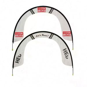 Arco de Meta para Eventos Deportivos, Publicidad Exterior, Arco de Carrera, Logotipo Impreso Personalizado, Estilo Bandera, Puertas de Cronometraje Deportivo - Product Image 2