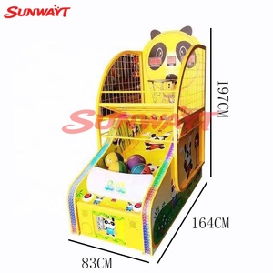 Máquina de Juego de Baloncesto Eléctrica Comercial con Diseño de Dibujos Animados, Operada con Monedas, para Niños - Product Image 3