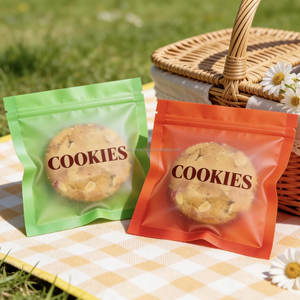 Sacs à biscuits personnalisés avec logo, trois côtés thermosoudés, emballage alimentaire flexible pour biscuits, sachets plats pour biscuits - Product Image 2