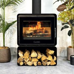 <span class=keywords><strong>Poêle</strong></span> <span class=keywords><strong>à</strong></span> <span class=keywords><strong>bois</strong></span> autonome en acier au carbone, foyer <span class=keywords><strong>à</strong></span> <span class=keywords><strong>bois</strong></span> véritable, chauffage d'intérieur, <span class=keywords><strong>poêle</strong></span> décoratif classique - Product Image 3