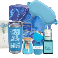 Coffret cadeau d'entreprise sur mesure Anji Newell, panier de bain spa avec boîte en cuir PU et logo personnalisé pour femmes, soins personnels et promotions