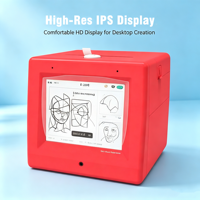 طابعة مكتبية بالذكاء الاصطناعي مع شاشة IPS 2.8 بوصة، تدعم تحويل النص إلى صورة، 6 أوضاع طباعة، تحكم عبر التطبيق، منفذ Type-C