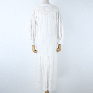 Yindian guangzho color de las mujeres de moda de verano de manga larga <span class=keywords><strong>blanco</strong></span> de dama de honor de boda vestidos - Product Image 6
