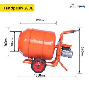 Neues Design Elektromotor Anhänger Mobiler Betonmischer Hands chub Hohe Effizienz - Product Image 4