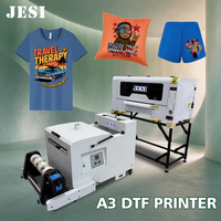 Mesin Printer DTF A3 30cm Komersial, Mesin Transfer Panas Langsung ke Film dengan Sistem Tinta Putih untuk Toko Pakaian & Lini Produksi